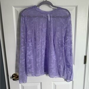 Cacique Lavender Lace Top
